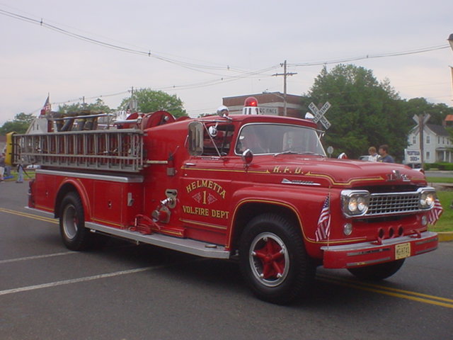 Historic Helmetta Volunteer Fire Department Pumper