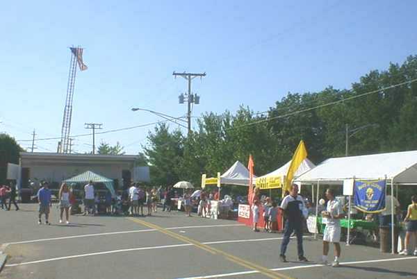 A scene from the Annual Tonkery Day Street Festival.