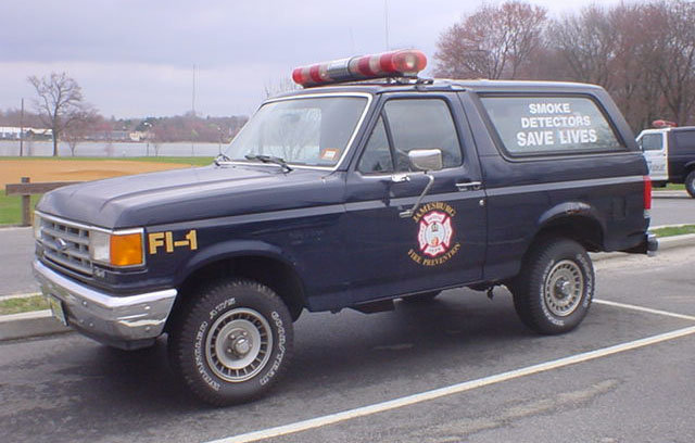 Jamesburg Fire Prevention Vehicle