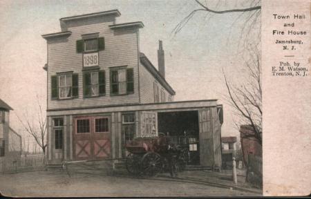 The original 1898 Jamesburg Borough Hall and Fire Department located on Augusta Street, one lot away from School No. 2. Submitted by Mr. & Mrs. Chris Bowen.