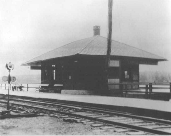 Lower Jamesburg Railroad Station.