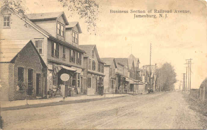 Downtown Jamesburg of Yesteryear
