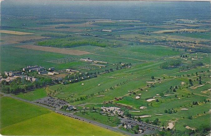 A Forsgate Country Club Aerial Postcard